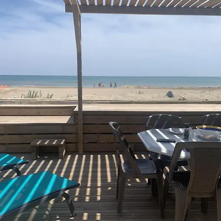Gruissan, T3 Climatise Sur Plage, Terrasse, 4 Pers - Fr-1-796-68 *