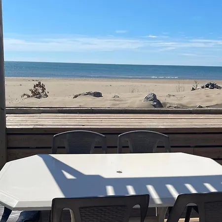 Gruissan, T3 Climatise Sur Plage, Terrasse, 4 Pers - Fr-1-796-68 *